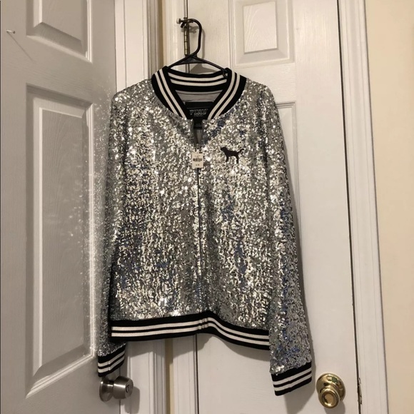 **SOLD**PINK VICTORIA’S SECRET BLING  JACKET - Picture 3 of 8